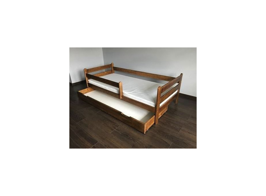 Detská posteľ z masívu DP 025 - morenie dub