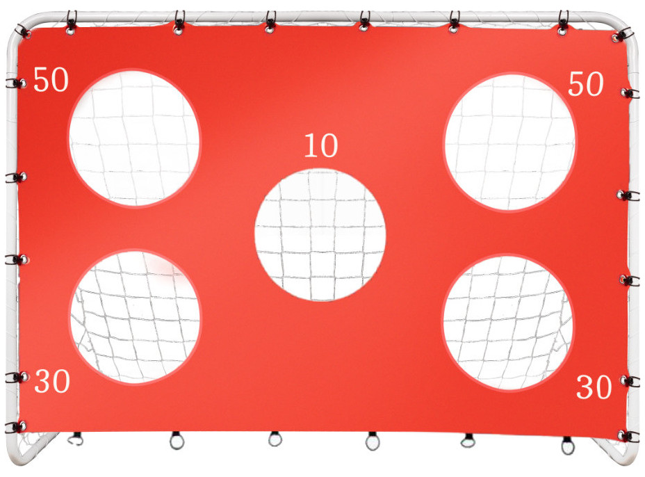 Detská futbalová tréningová bránka 2v1 + podložka na presnosť 215 x 153 x 76 cm