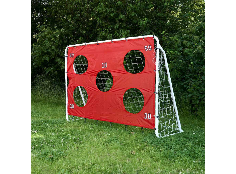 Detská futbalová tréningová bránka 2v1 + podložka na presnosť 215 x 153 x 76 cm