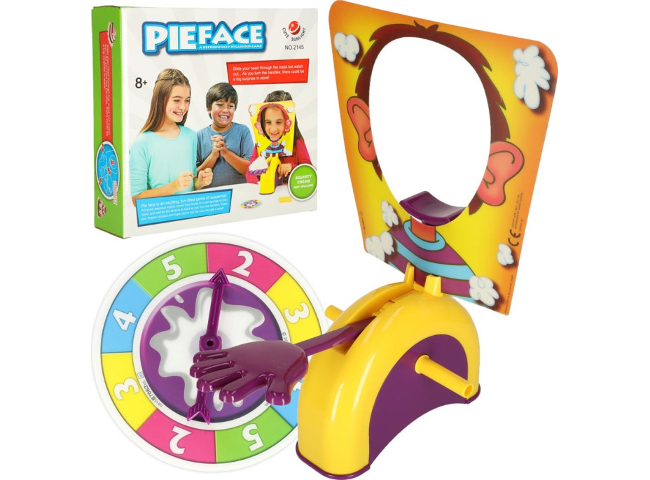 Spoločenská párty hra PIE FACE - Koláč na tvári