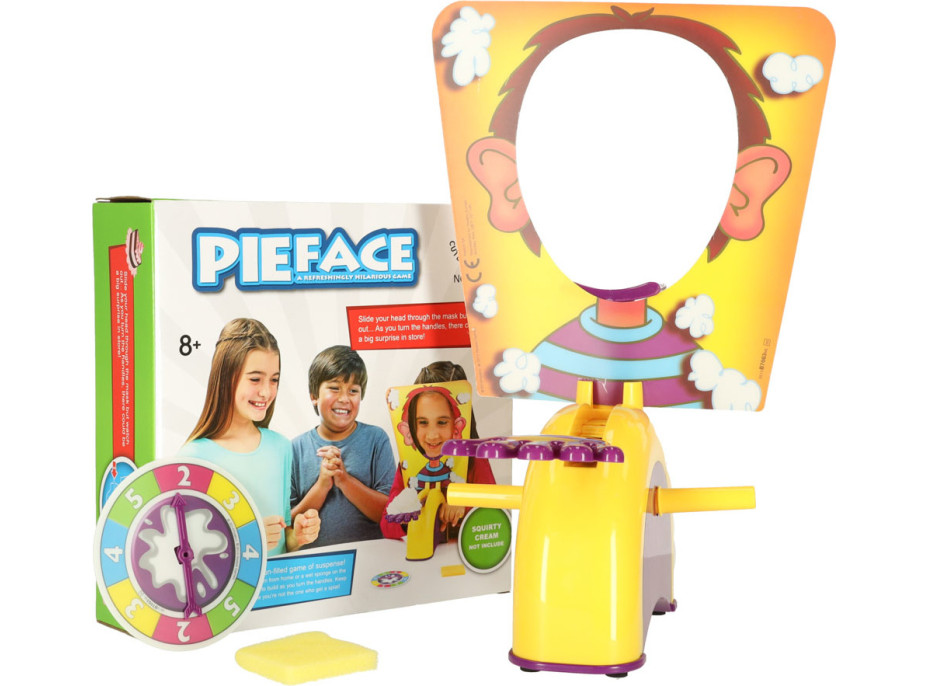 Spoločenská párty hra PIE FACE - Koláč na tvári