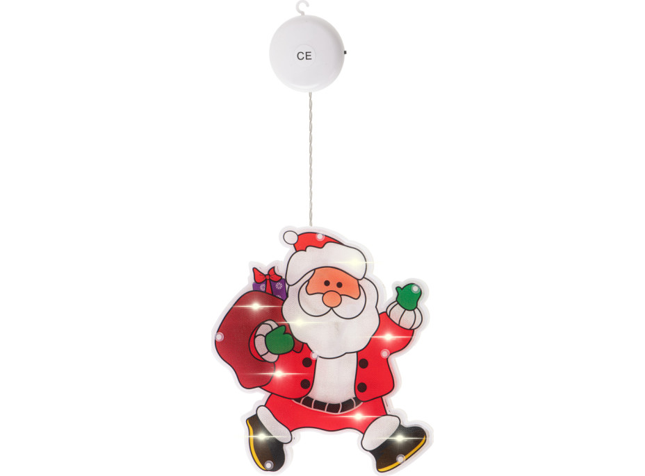 Závesné LED svietidlo - Santa s darčekmi