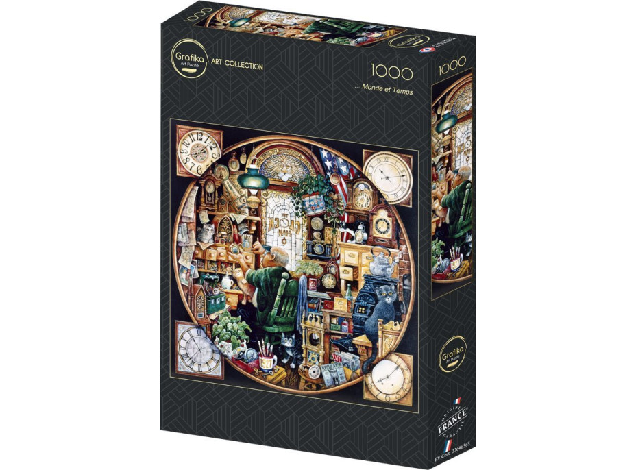 GRAFIKA Štvorcové puzzle ...Dosť sveta a času 1000 dielikov