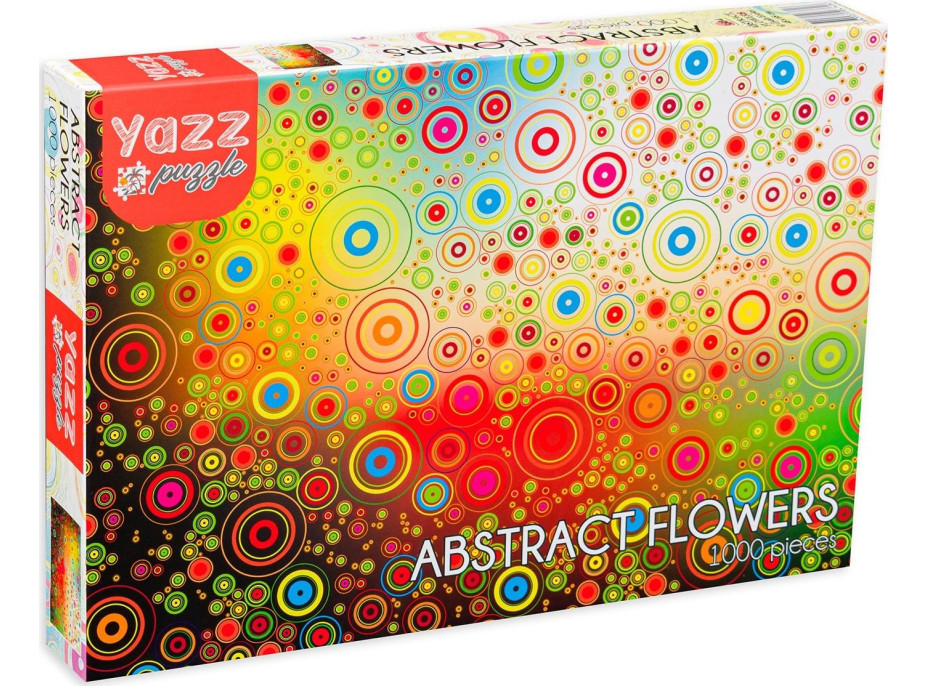 YAZZ Puzzle Abstraktné kvety 1000 dielikov