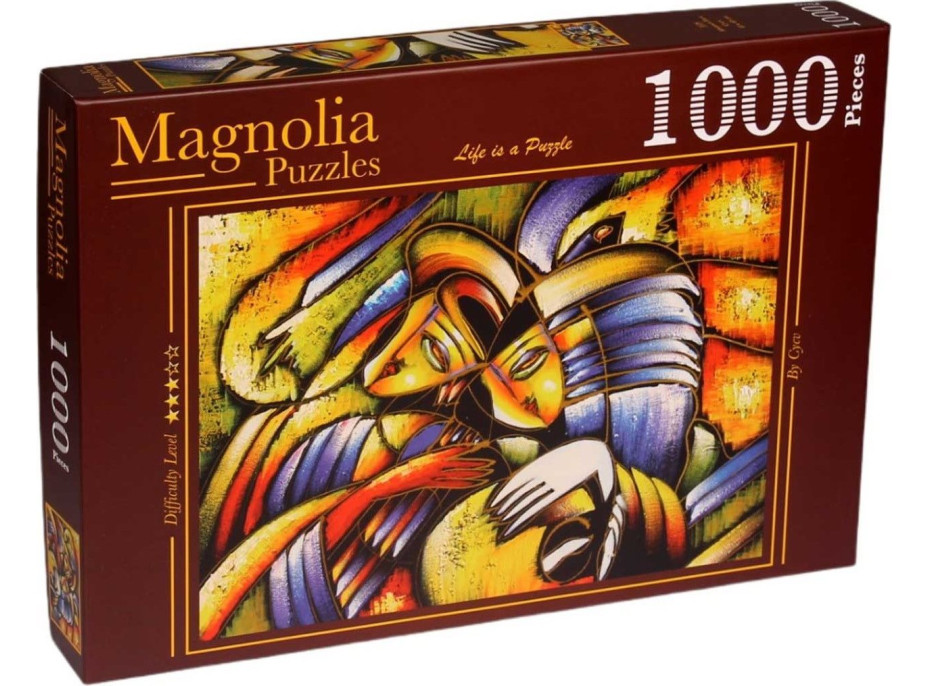 MAGNOLIA Puzzle Abstraktná tvár 1000 dielikov