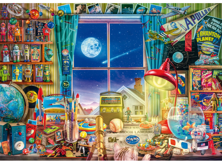 SCHMIDT Puzzle Až na mesiac 1000 dielikov