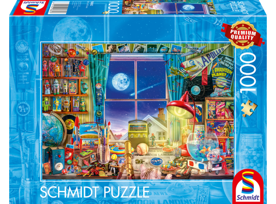 SCHMIDT Puzzle Až na mesiac 1000 dielikov