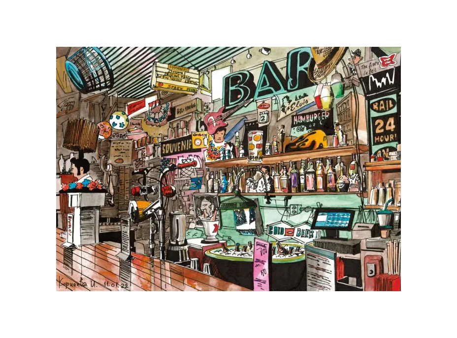 MAGNOLIA Puzzle Bar 1000 dielikov