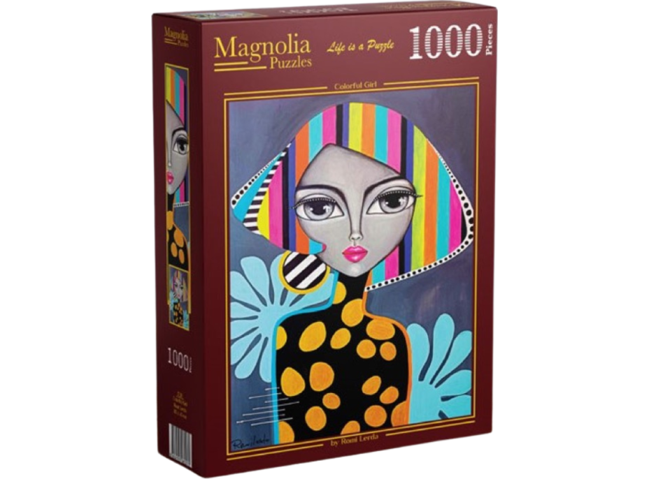 MAGNOLIA Puzzle Farebné dievča 1000 dielikov