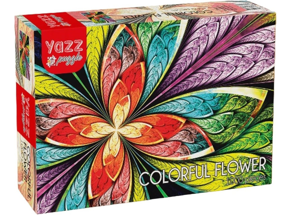YAZZ Puzzle Farebný kvet 1000 dielikov