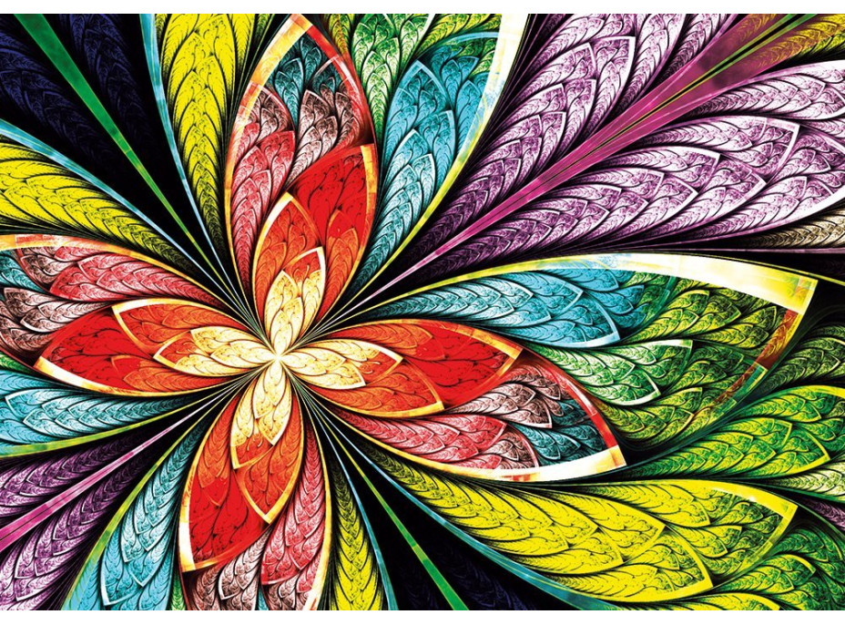 YAZZ Puzzle Farebný kvet 1000 dielikov
