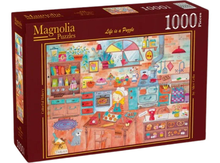 MAGNOLIA Puzzle Farebná pekáreň 1000 dielikov