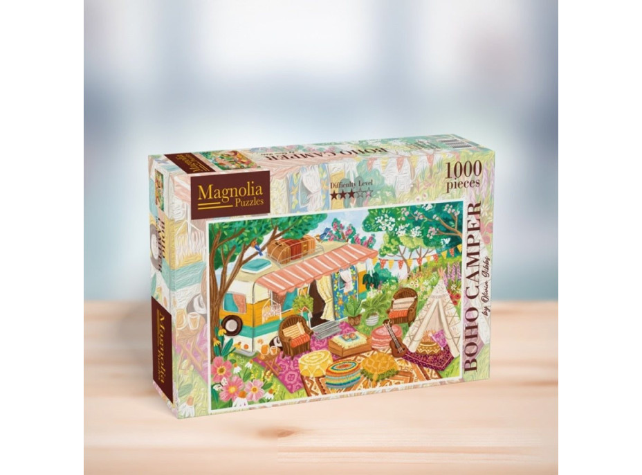 MAGNOLIA Puzzle Boho kempovanie 1000 dielikov