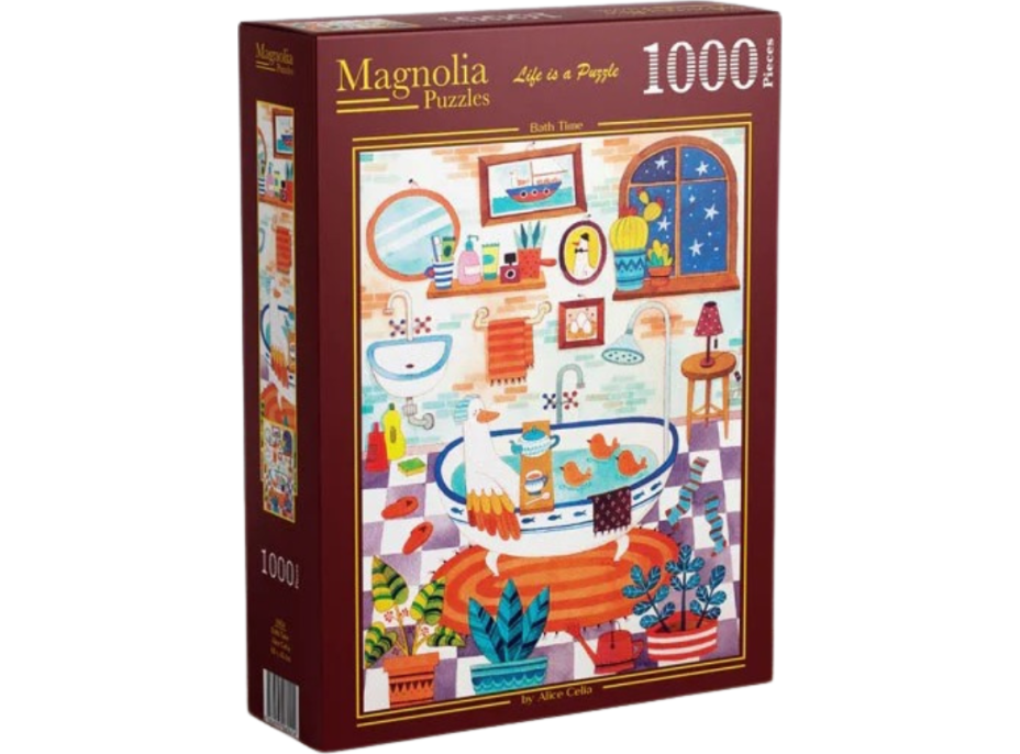 MAGNOLIA Puzzle Čas na kúpeľ 1000 dielikov