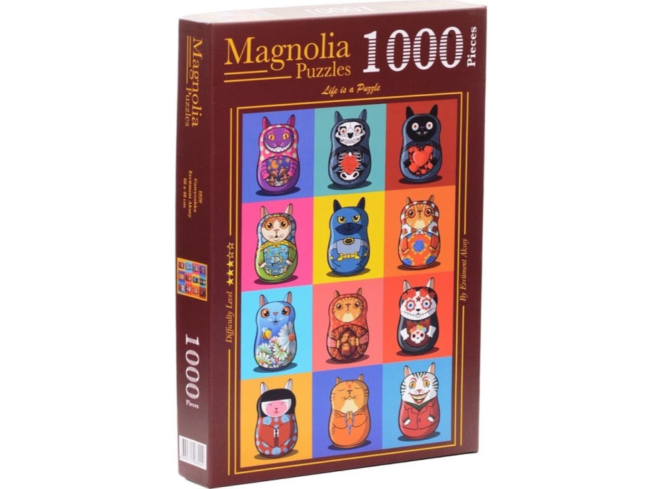 MAGNOLIA Puzzle Catryoshky 1000 dielikov