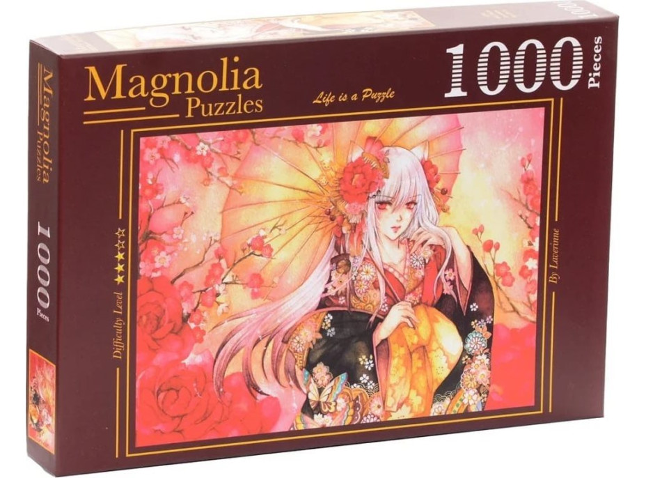 MAGNOLIA Puzzle Červená slivka 1000 dielikov