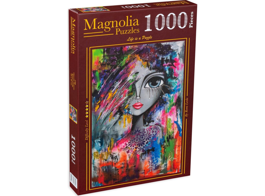 MAGNOLIA Puzzle Chaotická kráska 1000 dielikov