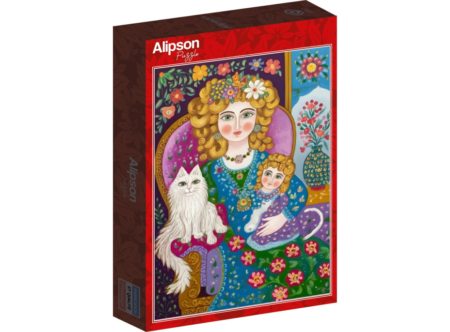 ALIPSON Puzzle Dáma so zlatými vlasmi 1000 dielikov