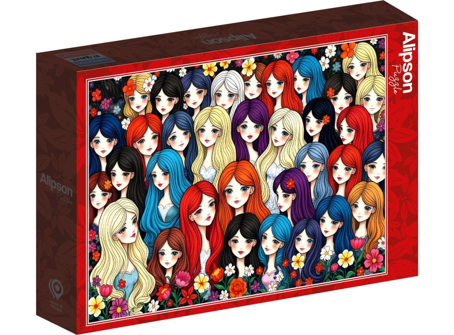 ALIPSON Puzzle Dámy z tajnej záhrady 1000 dielikov