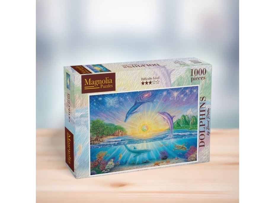 MAGNOLIA Puzzle Delfíny 1000 dielikov