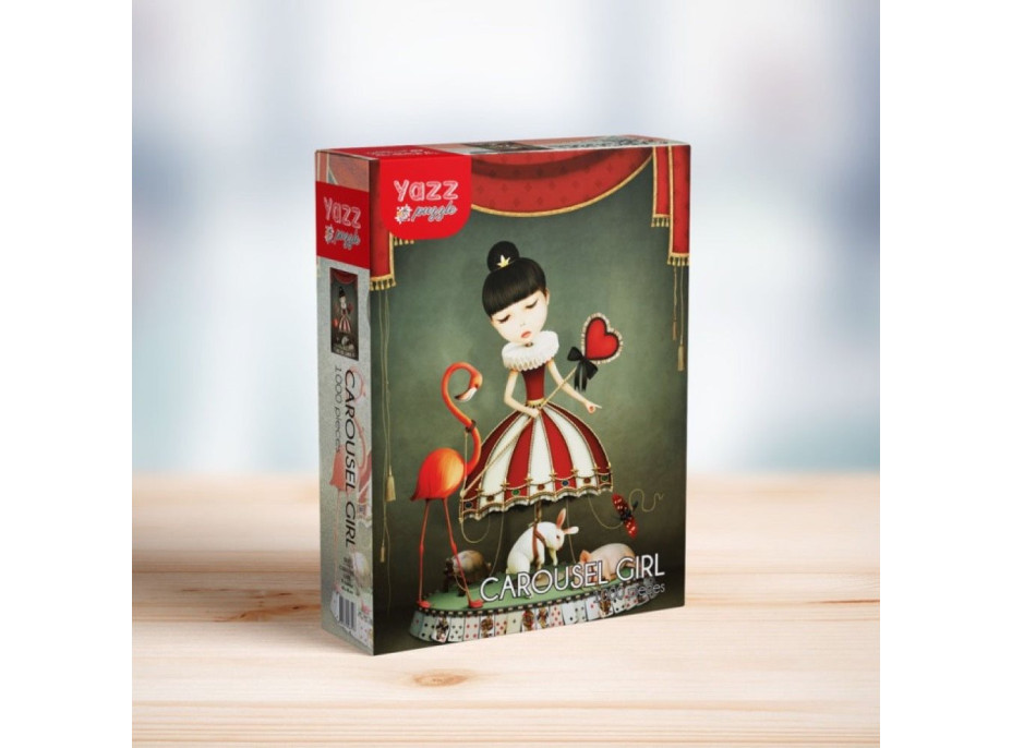 YAZZ Puzzle Dievča od kolotočov 1000 dielikov