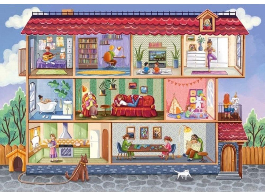 MAGNOLIA Puzzle Domov, sladký domov 1000 dielikov