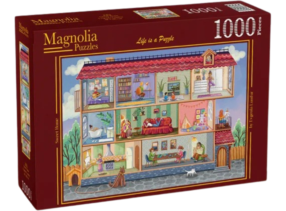 MAGNOLIA Puzzle Domov, sladký domov 1000 dielikov