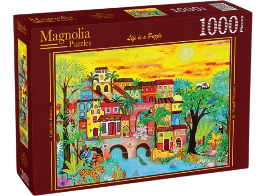 MAGNOLIA Puzzle Domy v lesoch 1000 dielikov