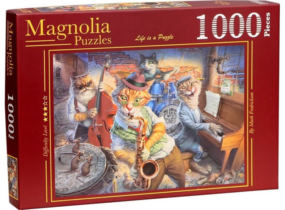 MAGNOLIA Puzzle Fanúšikovia v ohrození 1000 dielikov