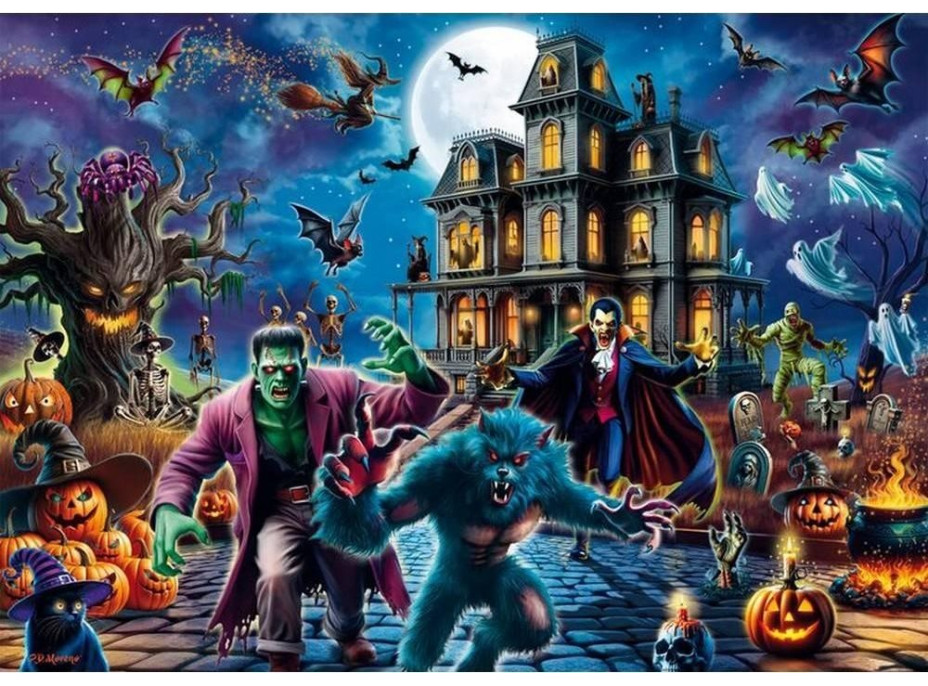 SCHMIDT Puzzle Halloweenska noc 1000 dielikov