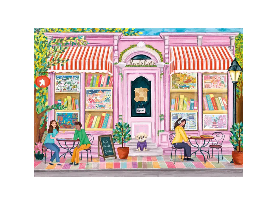 MAGNOLIA Puzzle Kaviareň Puzzle 1000 dielikov