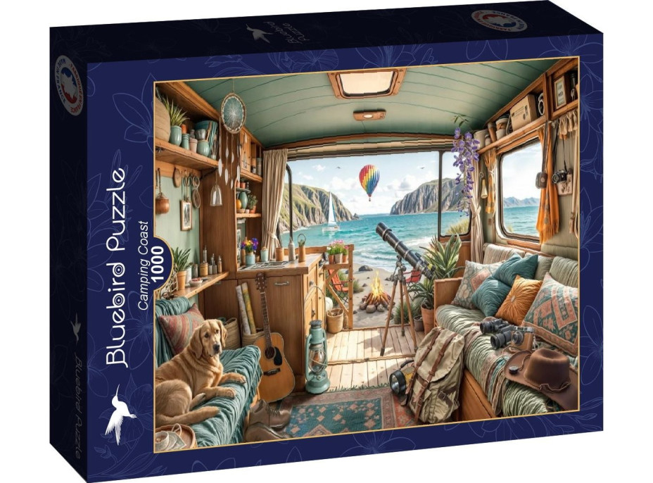 BLUEBIRD Puzzle Kempovanie pri pobreží 1000 dielikov