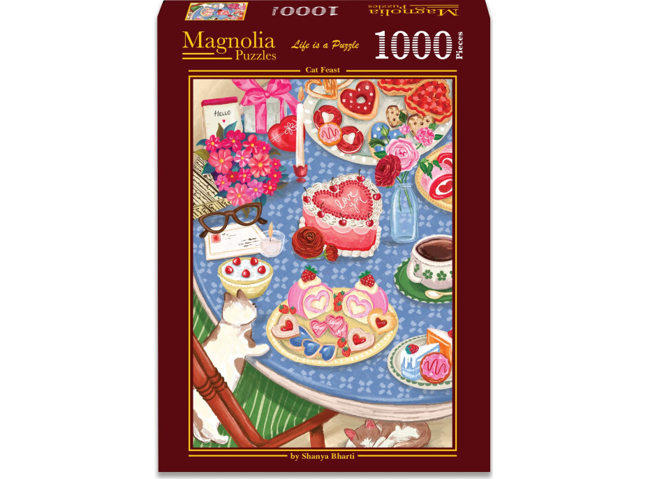 MAGNOLIA Puzzle Mačacia hostina 1000 dielikov