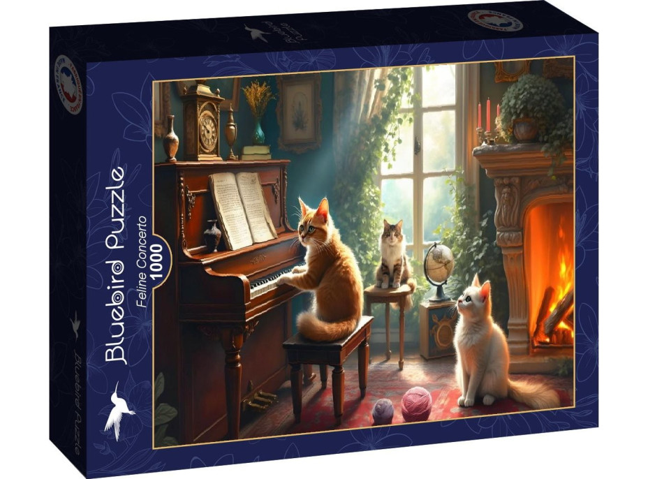 BLUEBIRD Puzzle Mačacie koncert 1000 dielikov