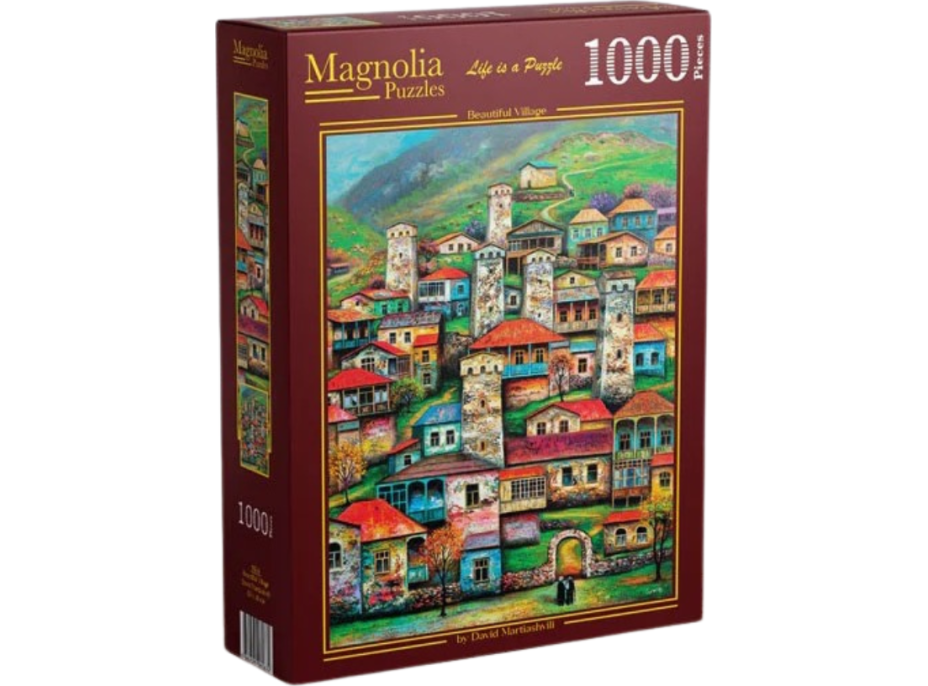 MAGNOLIA Puzzle Krásna dedina 1000 dielikov