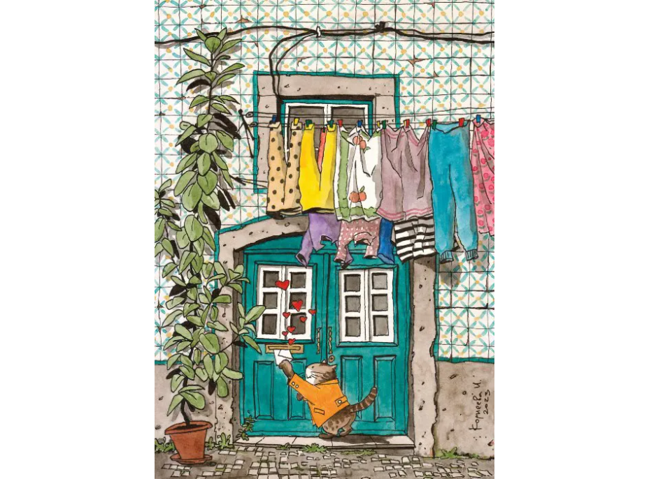 MAGNOLIA Puzzle Láska je vo vzduchu 1000 dielikov