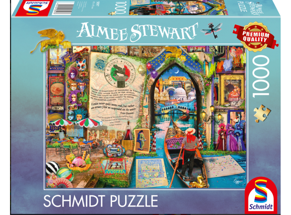 SCHMIDT Puzzle Spomienky na Benátky 1000 dielikov