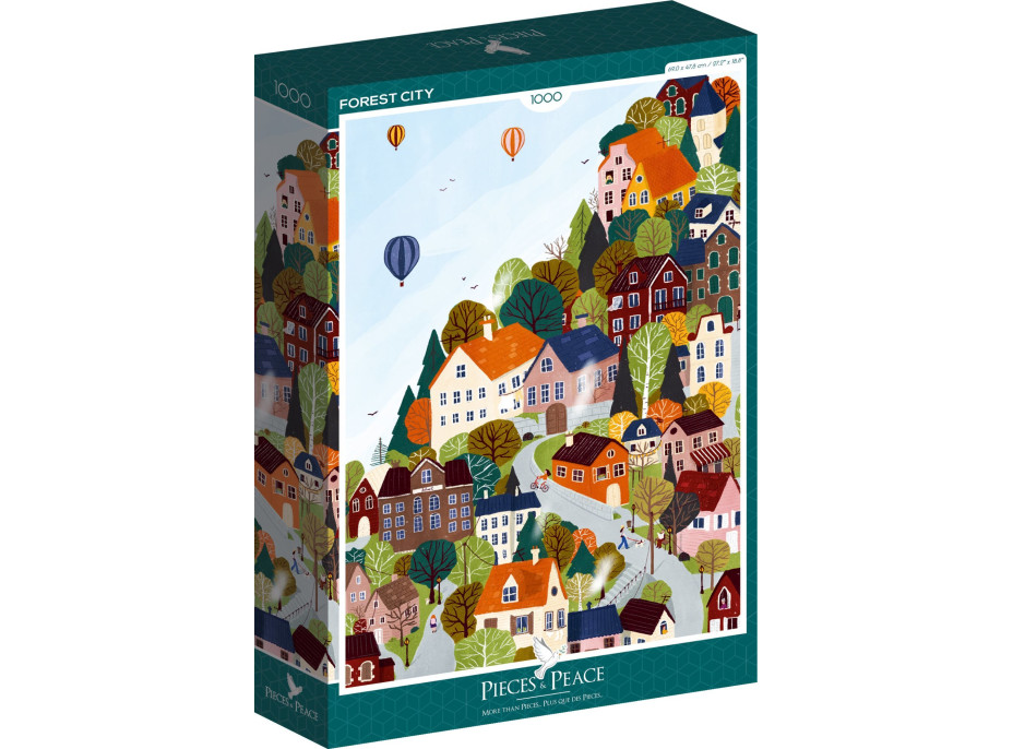 PIECES & PEACE Puzzle Lesné mesto 1000 dielikov