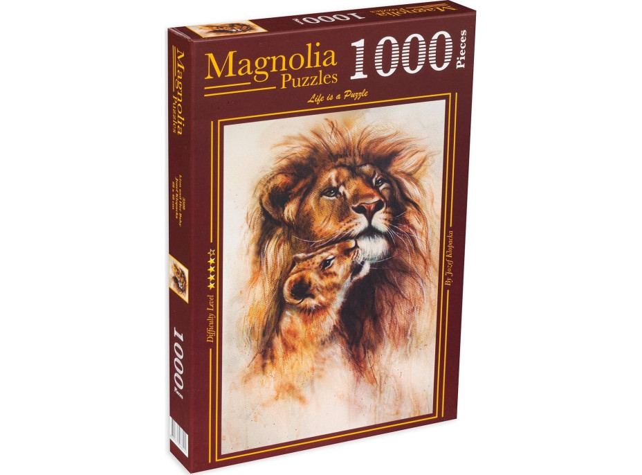 MAGNOLIA Puzzle Lev a jeho mláďa 1000 dielikov