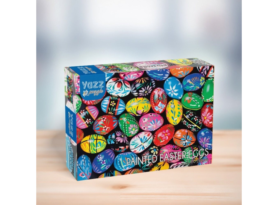YAZZ Puzzle Maľované veľkonočné vajíčka 1000 dielikov
