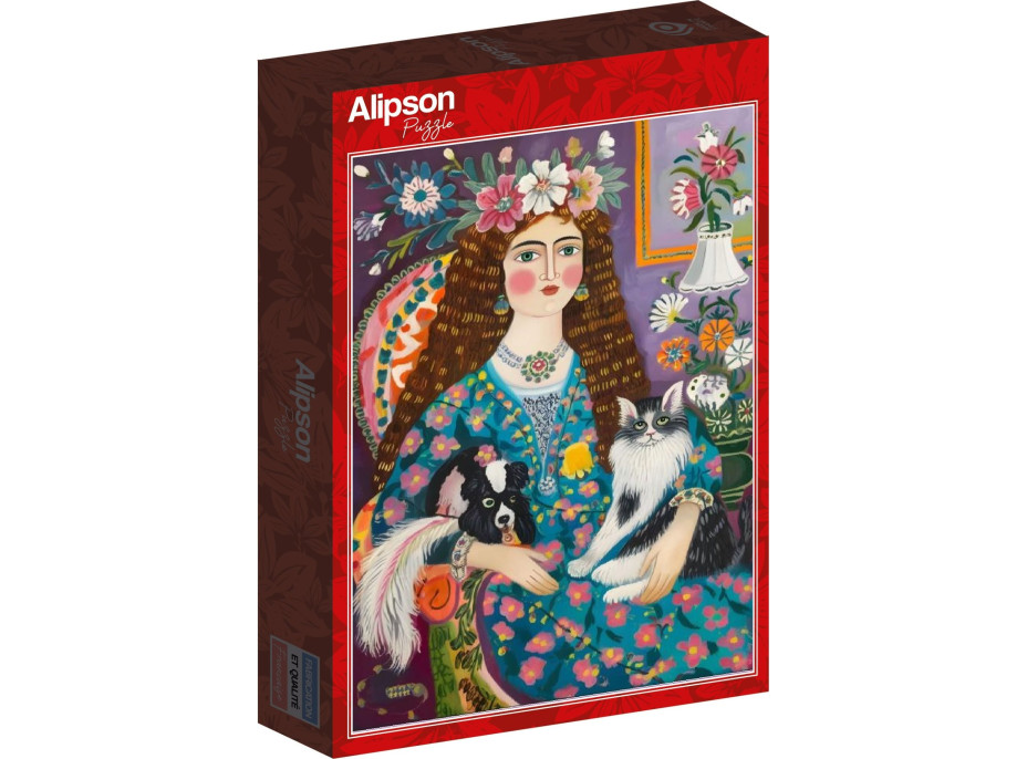 ALIPSON Puzzle Milovníčky zvierat 1000 dielikov