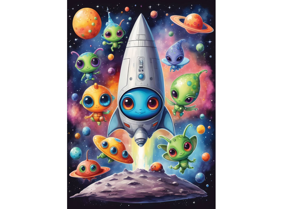 YAZZ Puzzle Mimozemšťania 1000 dielikov