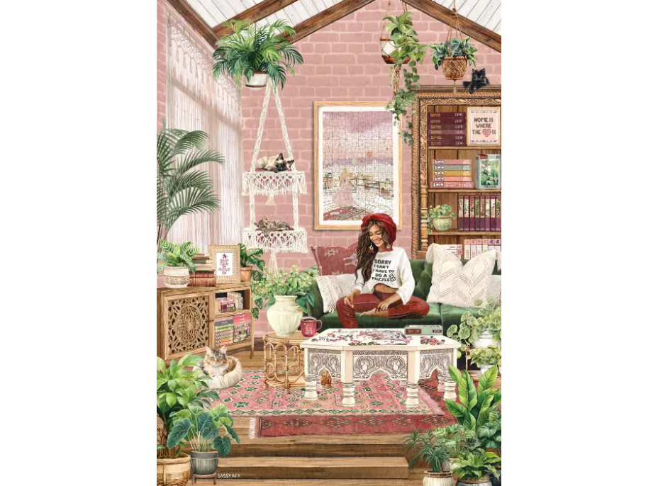 MAGNOLIA Puzzle Moja izba na skladanie 1000 dielikov