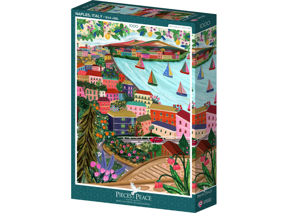 PIECES & PEACE Puzzle Neapol, Taliansko 1000 dielikov