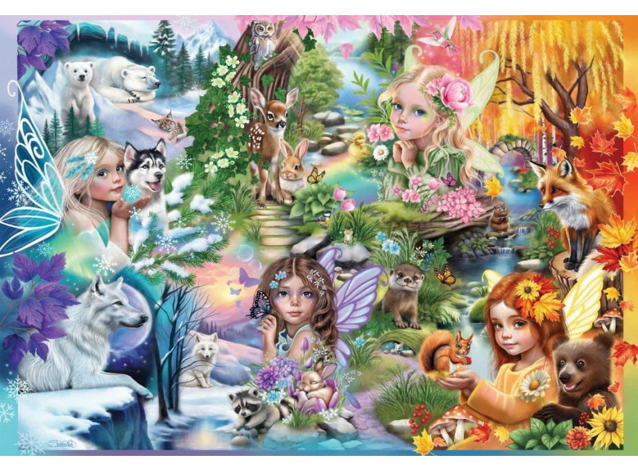 BLUEBIRD Puzzle Obdobie víl 1000 dielikov
