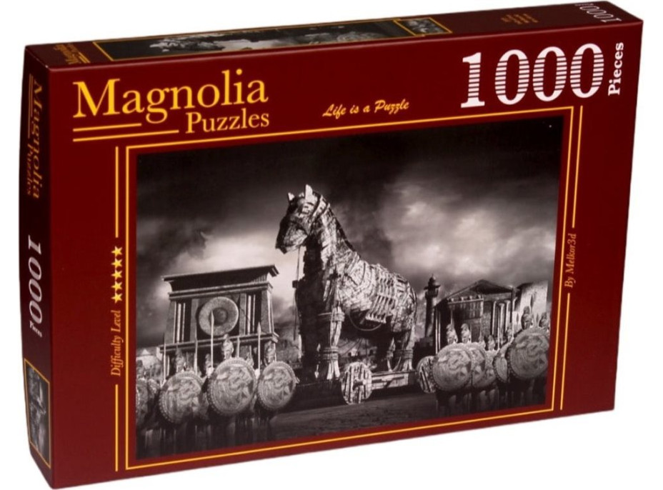 MAGNOLIA Puzzle Pád Tróje 1000 dielikov
