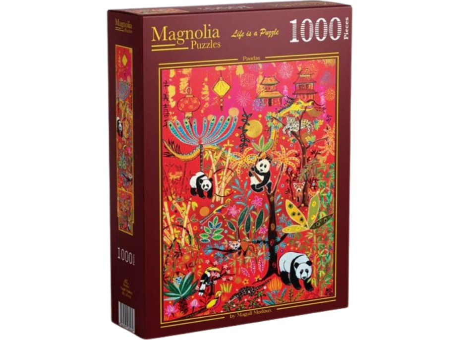 MAGNOLIA Puzzle Pandy 1000 dielikov