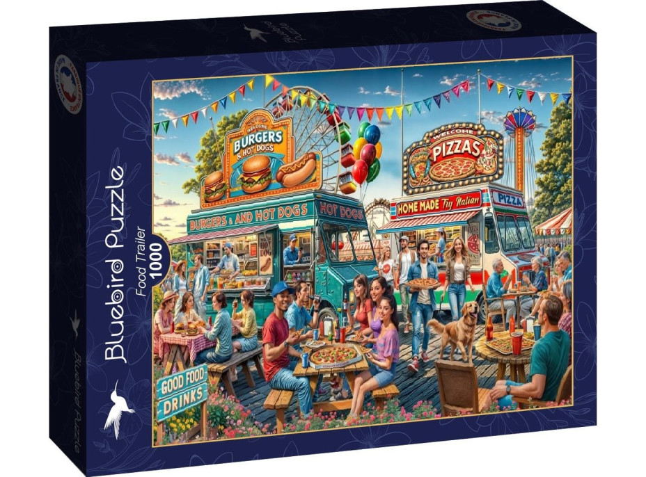 BLUEBIRD Puzzle Pojazdné občerstvenie 1000 dielikov