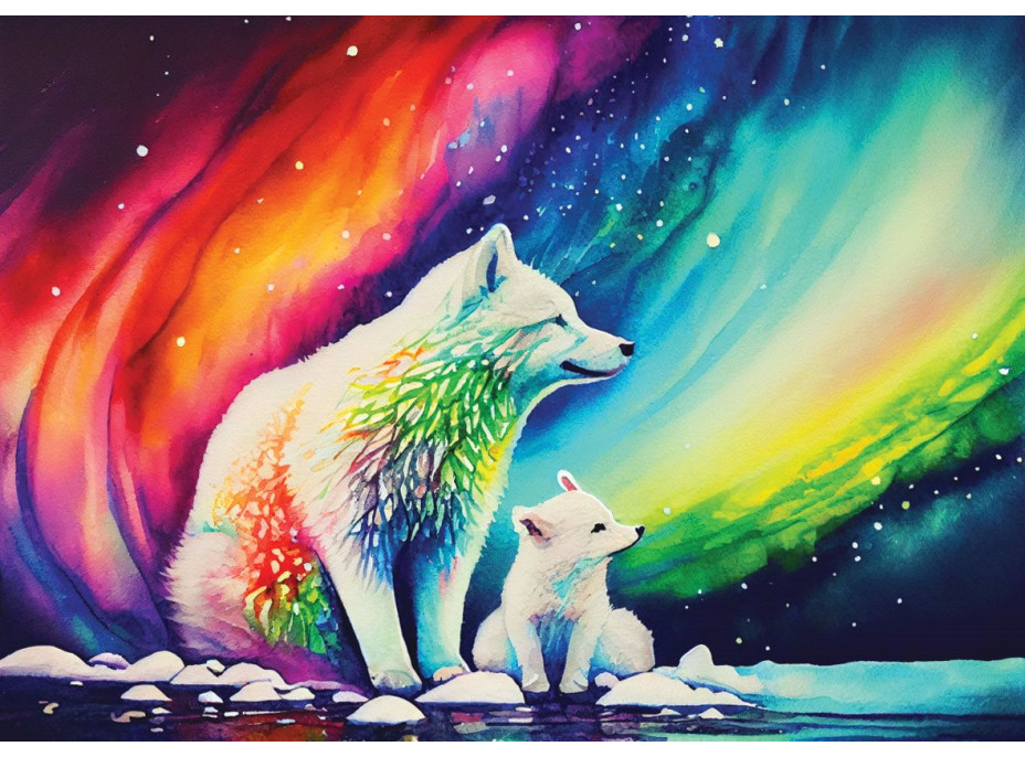 YAZZ Puzzle Polárna žiara 1000 dielikov