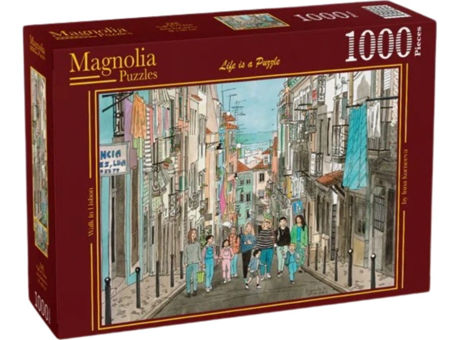 MAGNOLIA Puzzle Prechádzka Lisabonom 1000 dielikov
